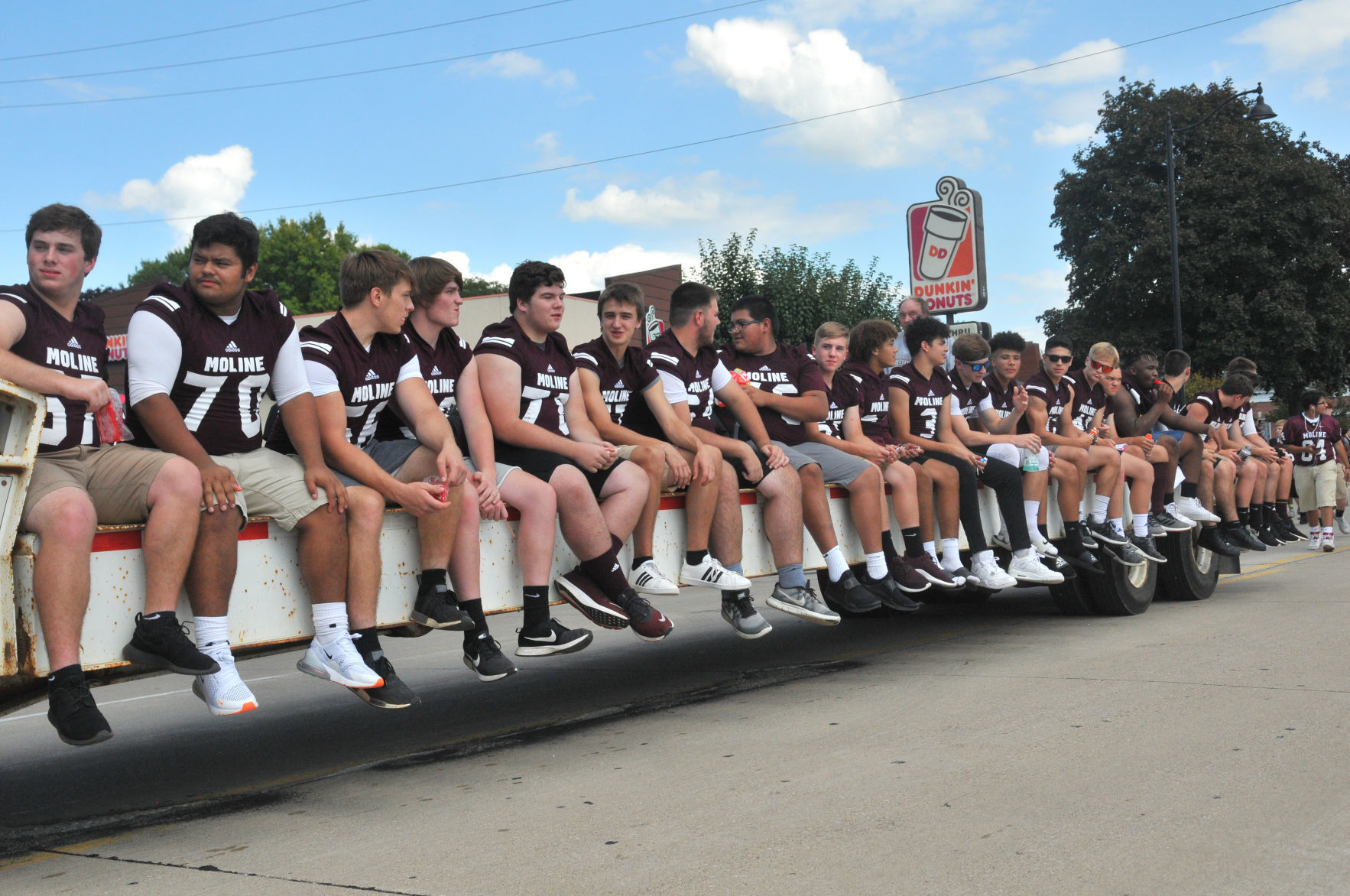 Moline High School Homecoming parade